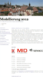 Mobile Screenshot of modellierung2012.org